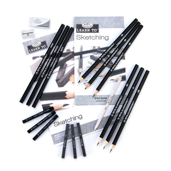 Royal & Langnickel 37321 Learn to Sketch Art Set (31 Piece)