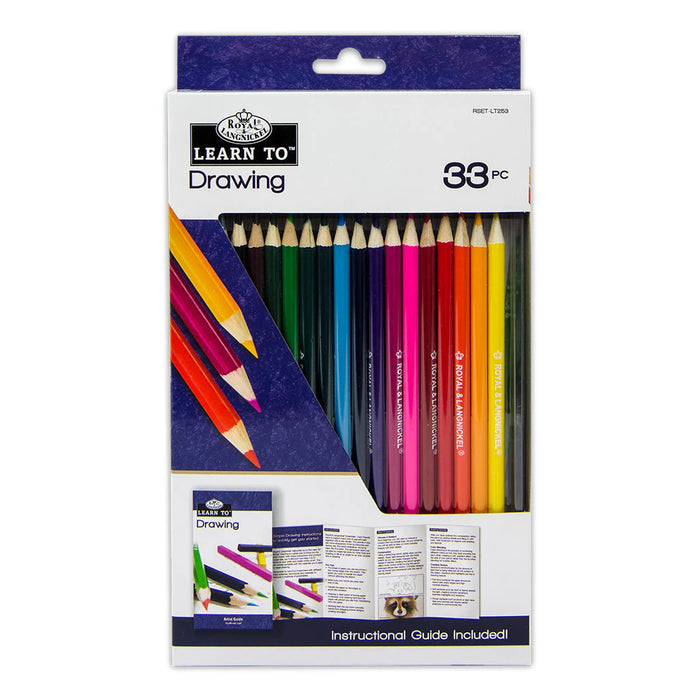 Royal & Langnickel 37322 Learn to Drawing Art Set (33 Piece)
