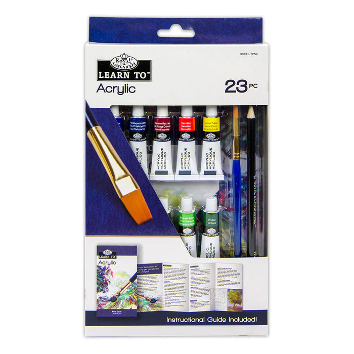 Royal & Langnickel 37323 Learn to Acrylic Painting Art Set (23 Piece)