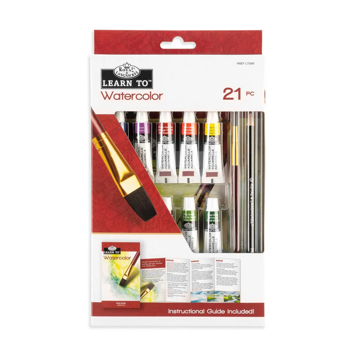 Royal & Langnickel 37324 Learn to Watercolor Painting Art Set (21 Piece)