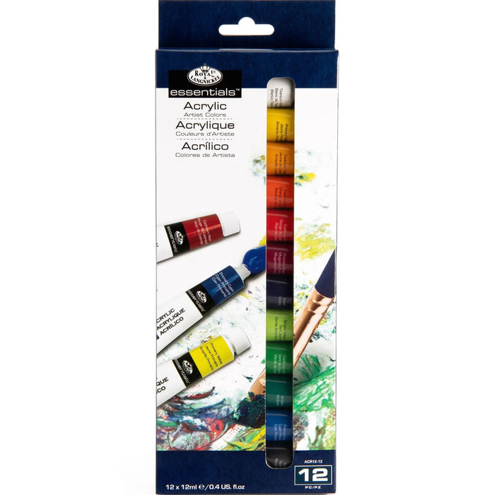 Royal & Langnickel 38098 Artist Acrylic Paint Set 12ml Tubes (12 Piece)