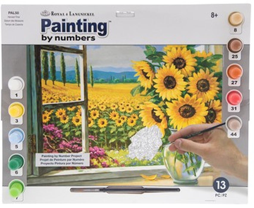 Royal & Langnickel 38204 Harvest Time (Sunflowers) Paint by Number (11.25"x15.375")