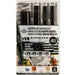 Royal & Langnickel 6879 Black Acrylic Paint Markers Variety Pack (4 Piece)