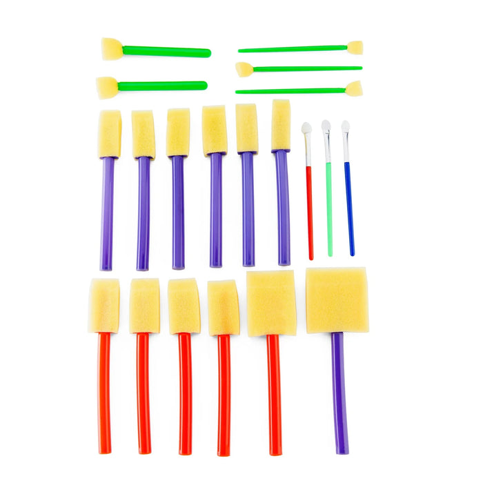 Royal & Langnickel 8935 Assorted Sponge Brushes 25 Piece Value Pack