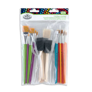 Royal & Langnickel 8940 Assorted Craft Brushes 25 Piece Value Pack