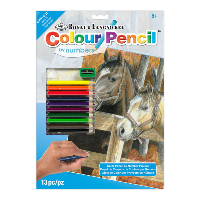 Royal & Langnickel 94356 Buck's Pal (Horses) Pencil by Number (8.75"x11.75")