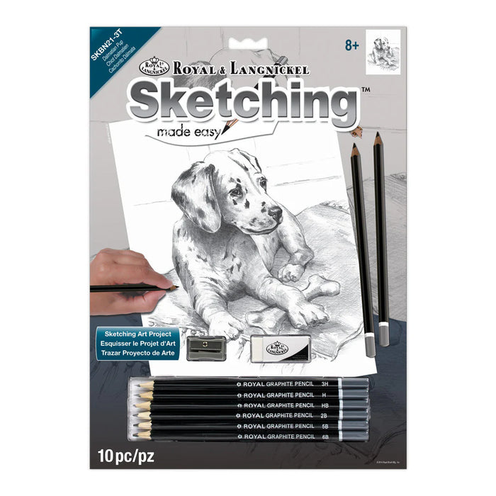 Royal & Langnickel 94429 Dalmatian Pup Sketching Made Easy (8.75" x 11.75")