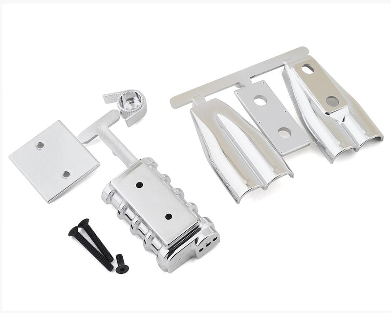 RPM 73543 Chrome "Shotgun Style" Mock Intake & Blower Set