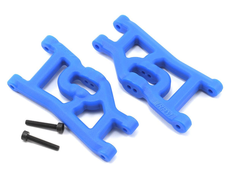 RPM 80495 Blue Front A-Arms for Nitro Rustler Stampede Sport (2)