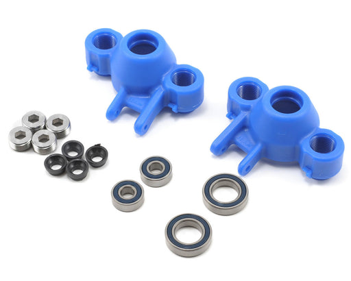 RPM 80585 Blue Axle Carrier Over Sized Bearings for Revo E-Revo and Summit