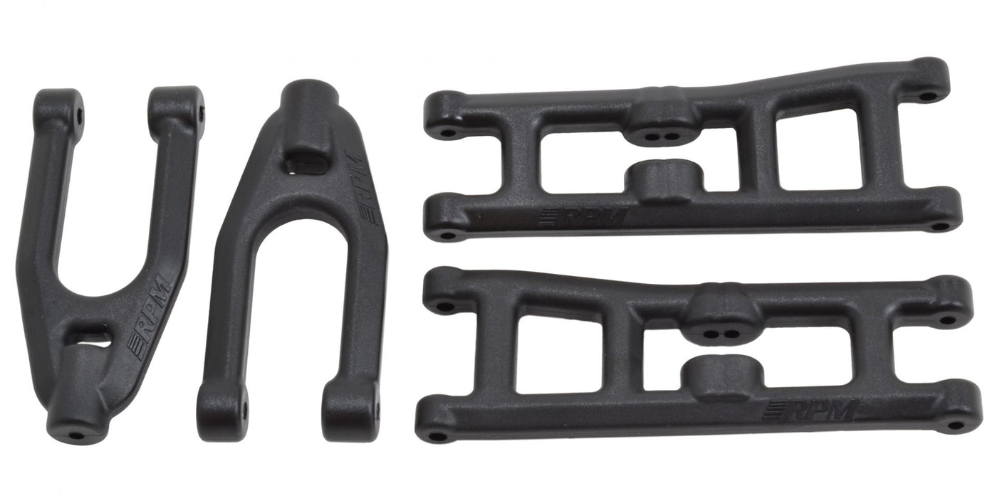 RPM 81392 Front Upper and Lower Control A-arms for Arrma Vorteks Raider Fury and Mojave