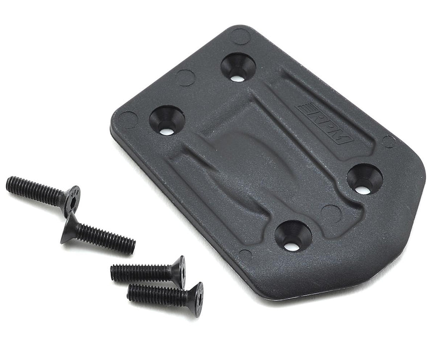 RPM 81442 Black Rear Skid Plate for most 6S Arrma Vehicles