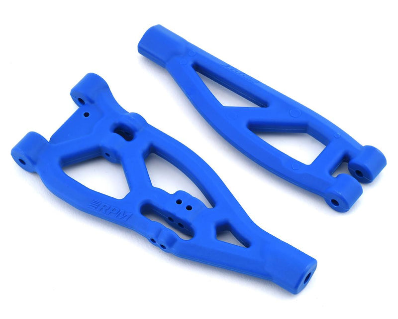 RPM 81485 Blue Front Upper and Lower A-Arms for Arrma Kraton and Outcast 6S