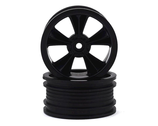 RPM 81552 Gloss Black “N2O” Resto-Mod Sedan Wheels for Kyosho Fazer (2 Pack)