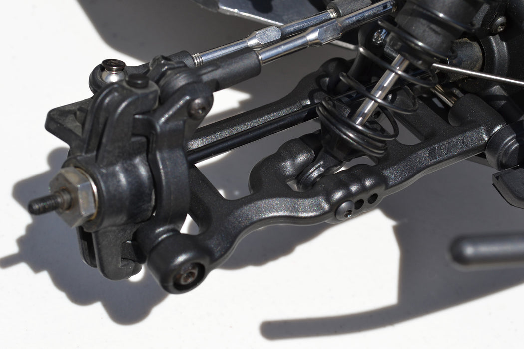 RPM 81662 Black Front A-Arm for the LOSI Tenacity and Lasernut