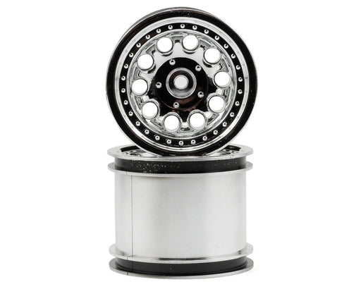 RPM 82053 Chrome Revolver Wheels for Traxxas Rustler/Stampede 2WD Rear (1 Pair)