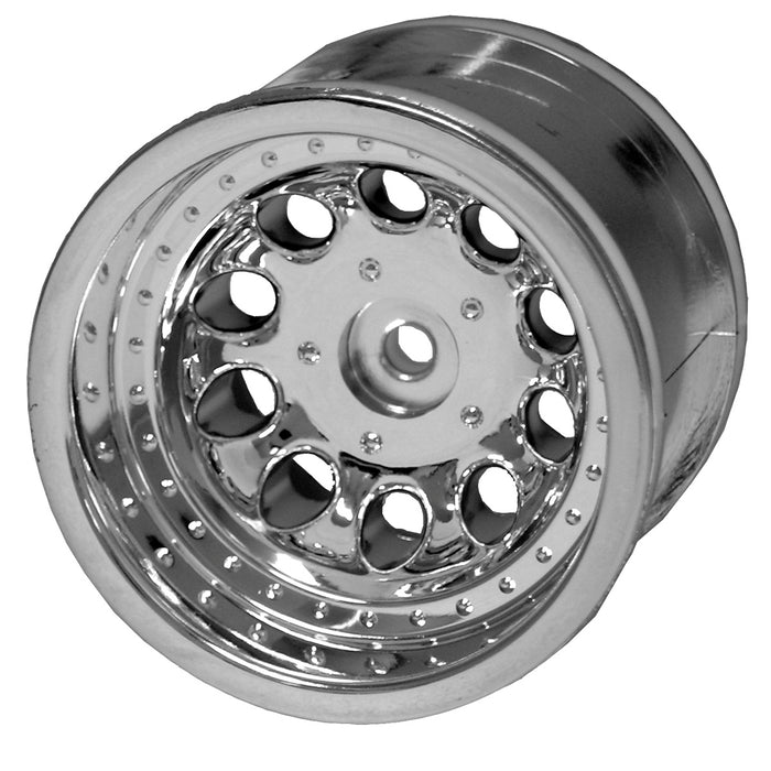 RPM 82063 Chrome Revolver Wheels for Traxxas Rustler/Stampede 2WD Front (1 Pair)