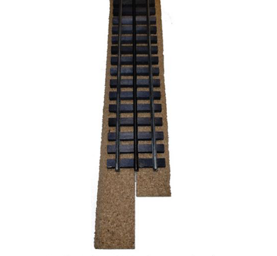 RRCRaftsman LR-CB-O6 O Scale 36" Cork Roadbed Strip with Bevel Edges (6mm Thick - Bundle of 4 Strips)