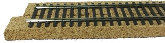 RRCRaftsman LR-CB-S6 S Scale 36" Cork Roadbed Strip with Bevel Edges (6mm Thick - Bundle of 4 Strips)