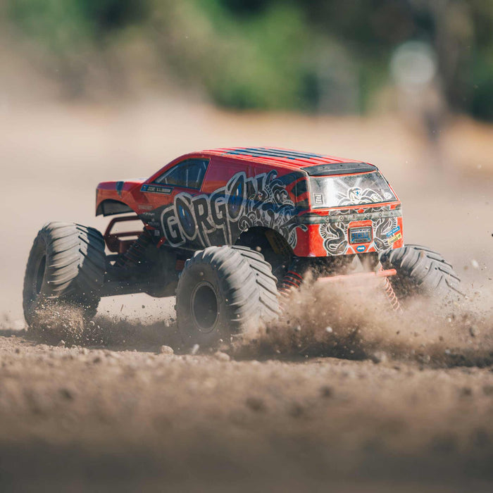 Arrma ARA3230ST2 GORGON™ 1/10 RTR 2WD Monster Truck Combo - Red