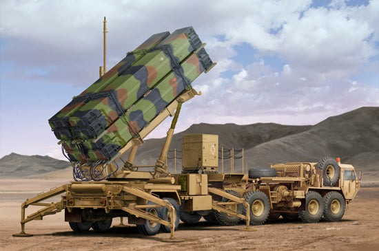 Trumpeter Scale Models 1037 1/35 US M983 HEMTT & M901 Launching Station of MIM-104F Patriot SAM System PAC-3 Model Kit
