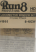 Run 8 Productions 1865 HO Scale Window Set Rail Power Dash 8-40CW