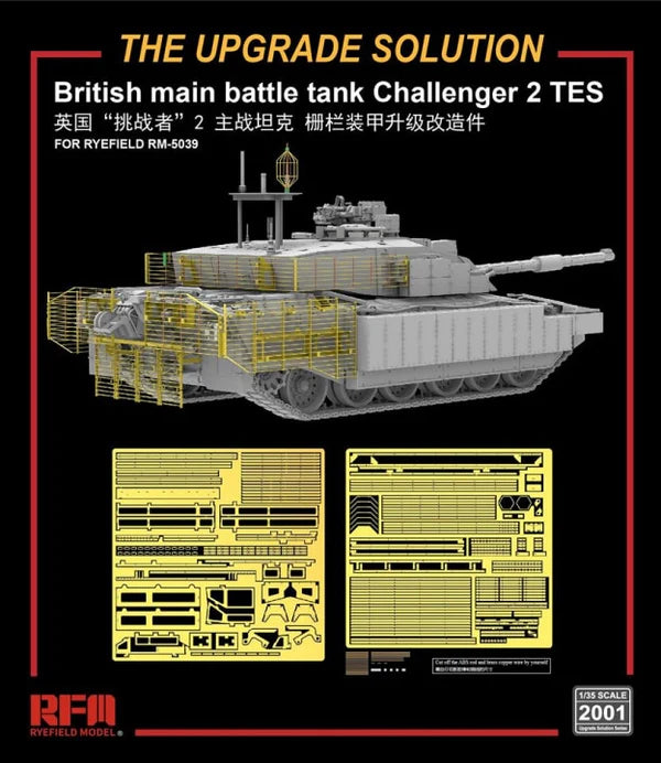 Ryefield Models 2001 1/35 Upgrade Solution for British MBT Challenger II (for Ryefield 5039)