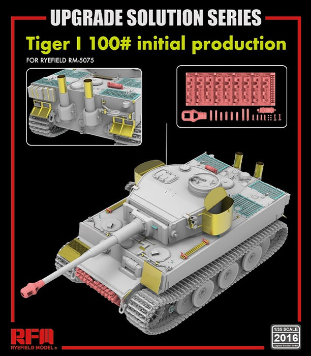 Ryefield Models 2016 1/35 Upgrade Solution for Tiger I 100# Initial Production (for Ryefield 5075)