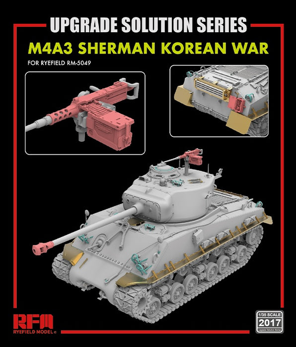 Ryefield Models 2017 1/35 Upgrade Solution for M4A3 Sherman Korean War (for Ryefield 5049)
