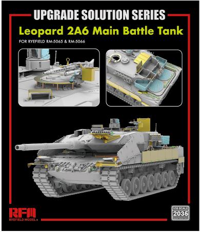 Ryefield Models 2035 1/35 Upgrade Solution for Leopard 2A6 MBT (for Ryefield 5065/5066)
