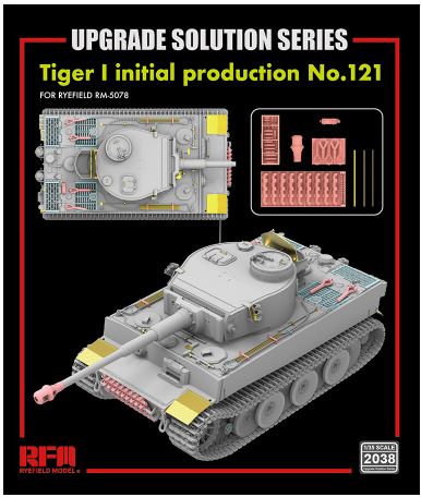 Ryefield Models 2038 1/35 Upgrade Solution for Tiger I Initial Prod. (for Ryefield 5078)