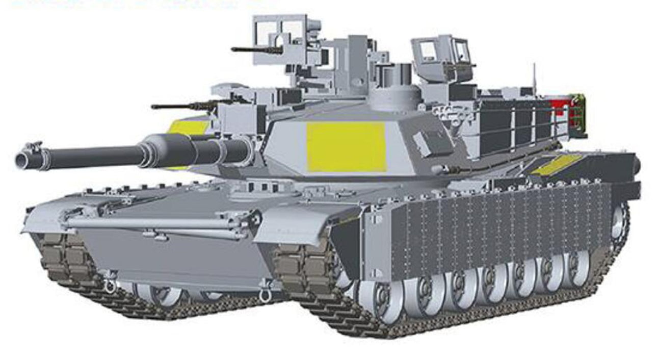 Ryefield Models 5004 1/35 M1A2 Abrams Tusk I/Tusk I/II Battle Tank Model Kit
