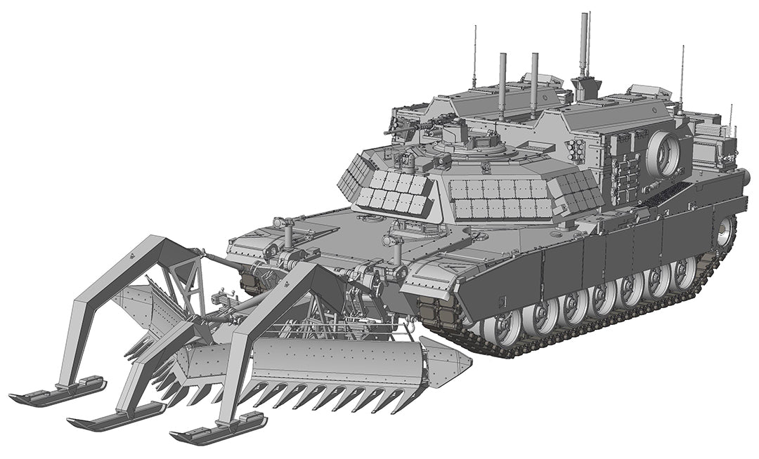 Ryefield Models 5011 1/35 M1 Assault Breacher Vehicle with Mine Plow Model Tank Kit