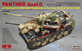 Ryefield Models 5019 1/35 Panther Ausf. G w/ Interior & Workable Tracks & Cut Away Parts Model Kit