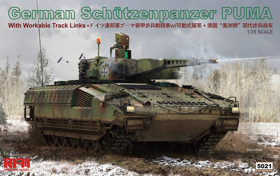 Ryefield Models 5021 1/35 German Schützenpanzer PUMA Tank Model Kit