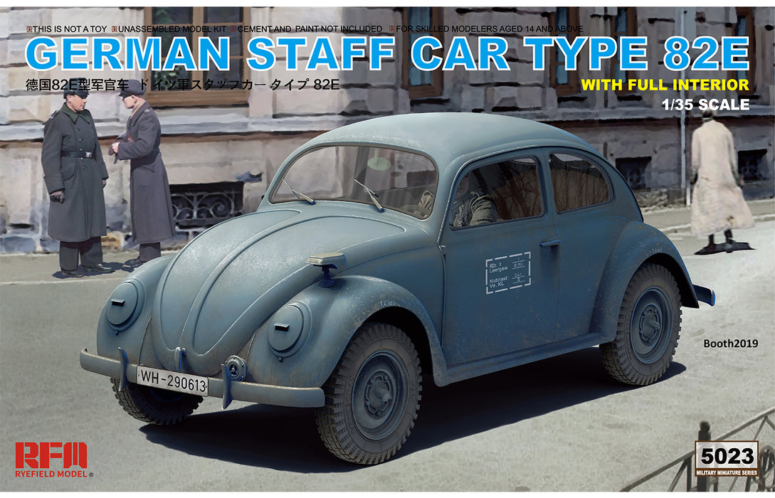 Ryefield Models 5023 1/35 German Staff Car Type 82E with full interior Model Kit