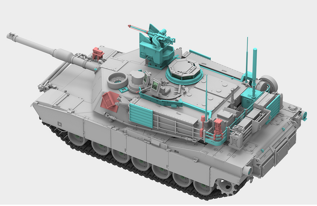 Ryefield Models 5029 1/35 M1A2 SEP V2 Abrams Main Battle Tank Model Kit