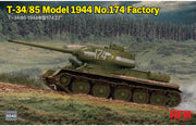 Ryefield Models 5040 1/35 T-34/85 Model 1944 No.174 Factory Model Kit