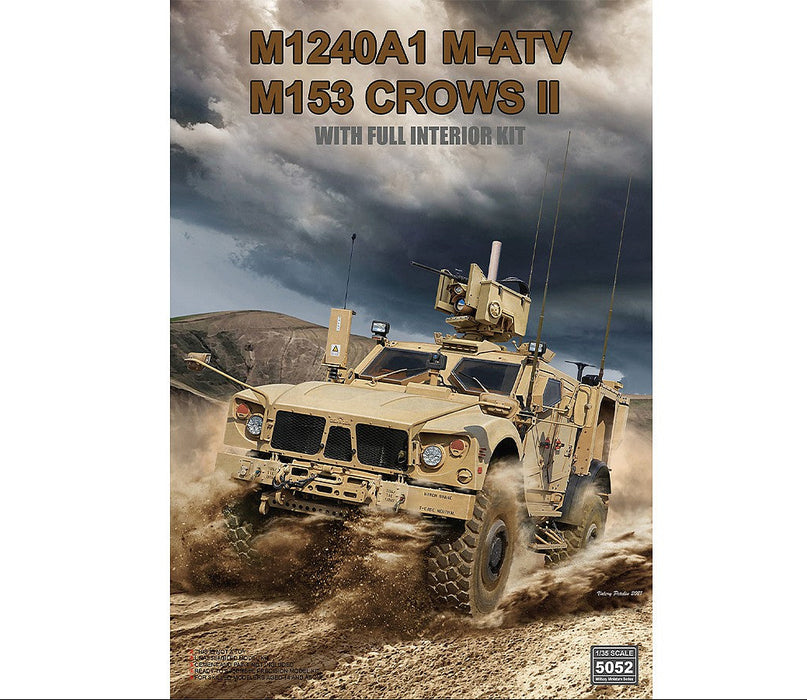Ryefield Models 5052 1/35 M1240A1 M-ATV (M153 CROWS II) with Full Interior Model Kit