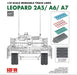 Ryefield Models 5057 1/35 Workable Track Links for Leopard 2A5/A6/A7 Model Kit