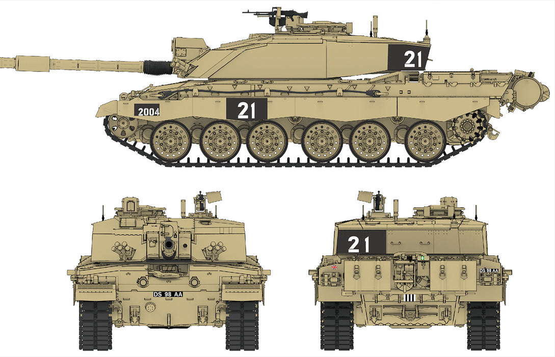Ryefield Models 5062 1/35 Challenger 2 British MBT w/ Workable Tracks Model Kit
