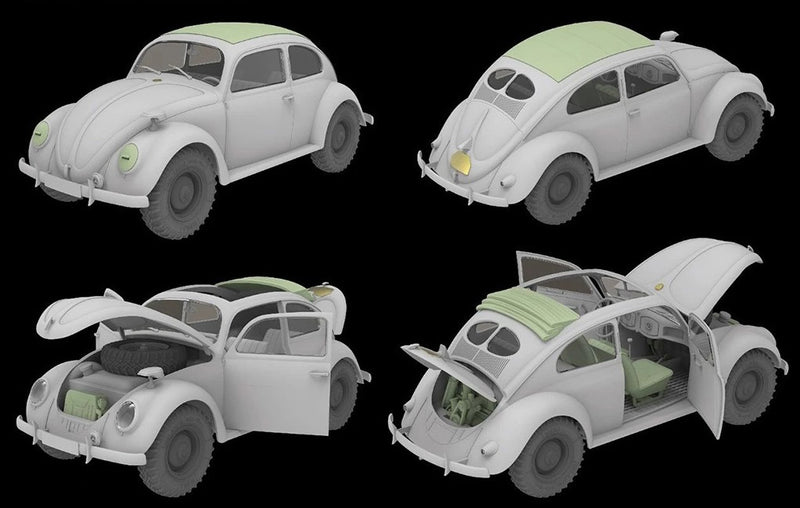 Ryefield Models 5113 1/35 Volkswagen Type 87 w/ Interior Model Kit