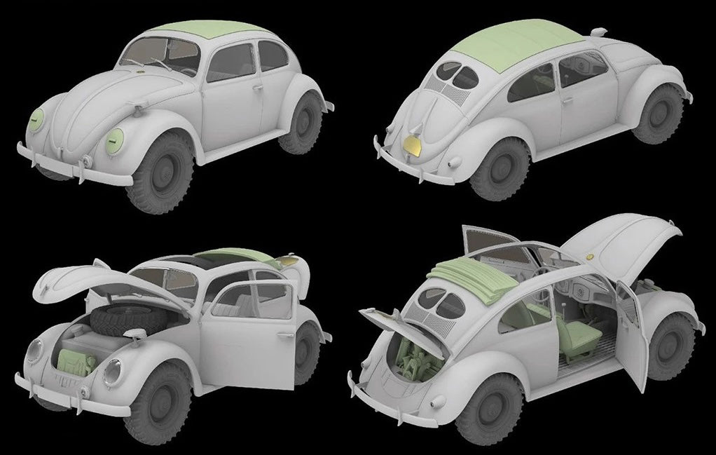 Ryefield Models 5113 1/35 Volkswagen Type 87 w/ Interior Model Kit
