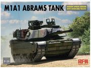 Ryefield Models 5120 1/35 M1A1 Abrams Tank Ukrainian Updated w/ Workable Tracks Model Kit