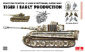 Ryefield Models 5140 1/35 Tiger I Ausf. E Early Prod. 1943 w/ Wittmann figure (Upgrade Version) Model Kit