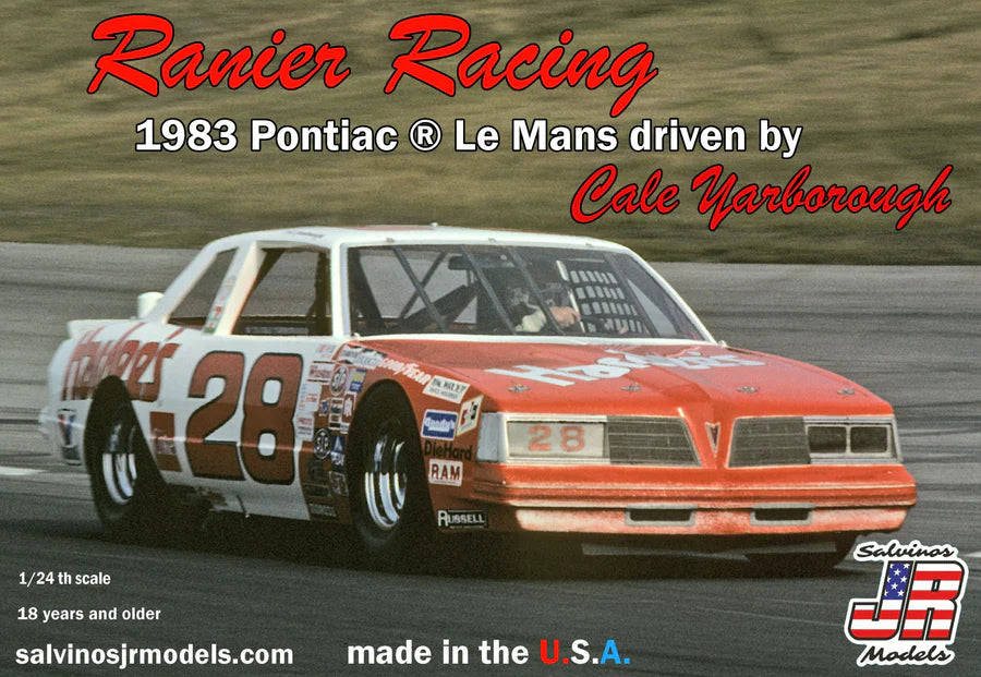 Salvinos JR Models 17628 1/29 Ranier Racing 1983 Pontiac LeMans Model Kit (Driven Cale Yarborough)