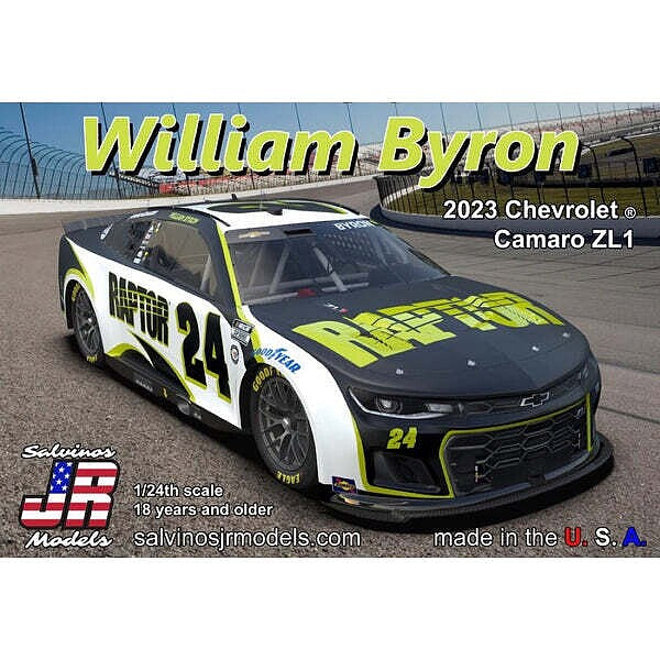 Salvinos JR Models 38802 1/24 Hendrick Motorsports William Byron 2023 Camaro Primary Model Kit