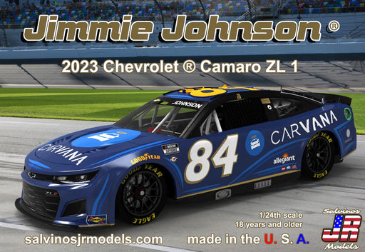 Salvinos JR Models 39170 1/24 Legacy Motor Club Jimmie Johnson 2023 Camaro Model Kit