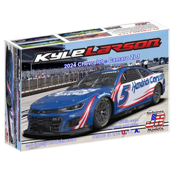Salvinos JR Models 42240 1/24 Hendrick Motorsports Kyle Larson 2024 Camaro Primary Model Kit