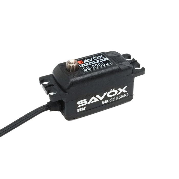 Savox B2265MG-BE Black Edition Low Profile High Voltage Brushless Digital Servo